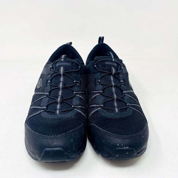 Skechers No Slip Work Sneaker Shoe Black Athletic - 11 - Picture 2 of 7